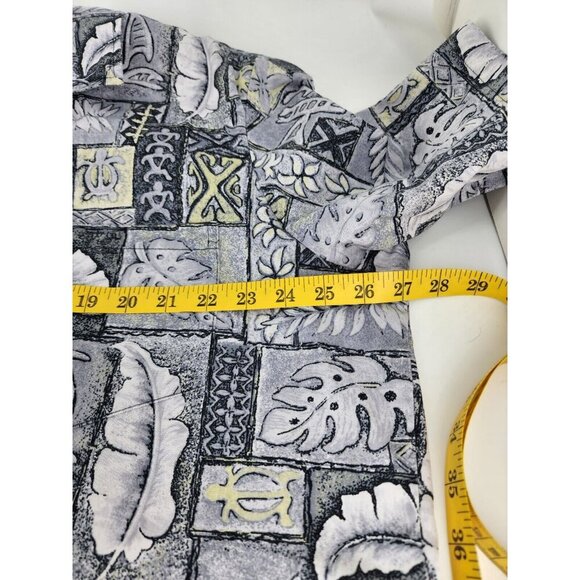 Pride of Hawaii Mens 2xl short sleeve buttondown casual Hawaiian Shirt - Picture 6 of 7
